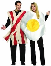 a bacon-and-egg get up
